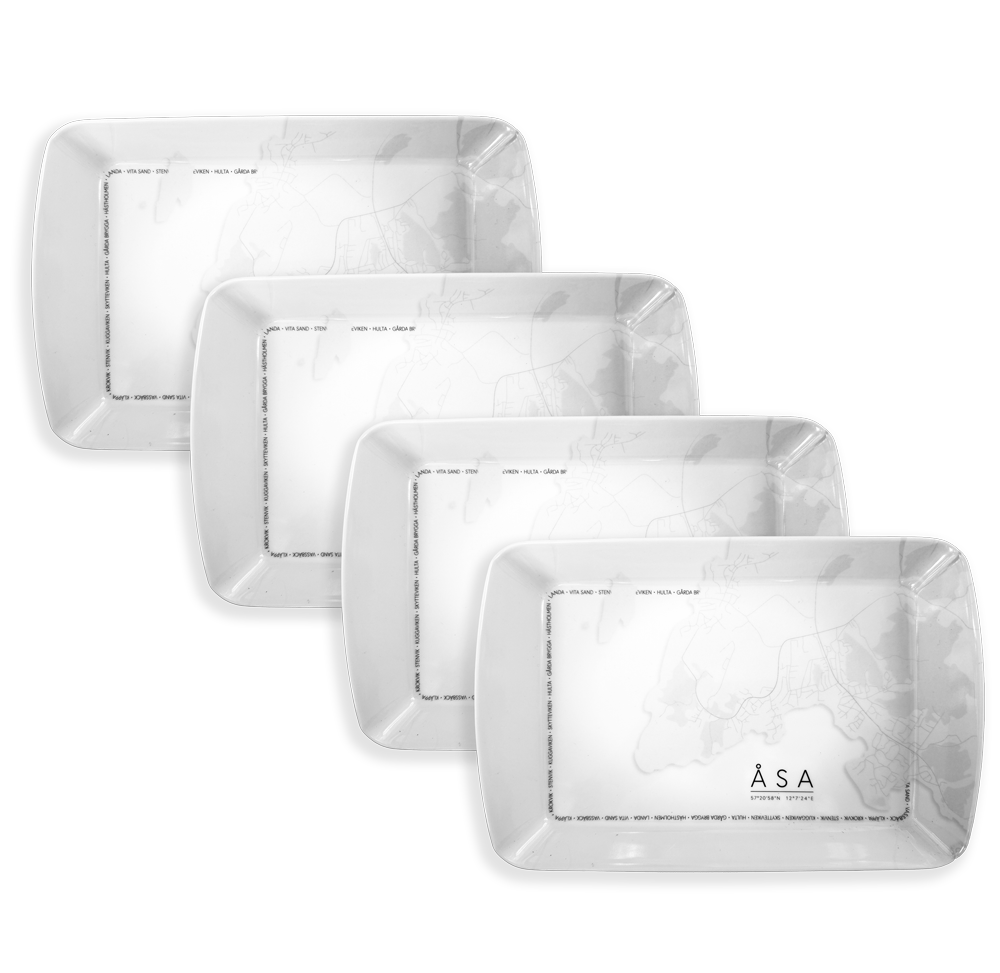 Åsa bricka - Liten 4-pack